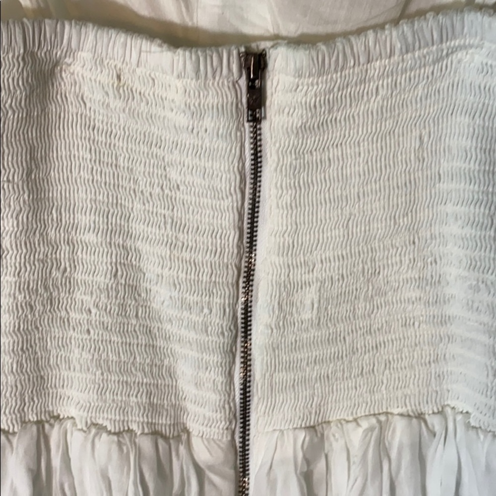 American Eagle sundress white and ombré turquoise - Picture 4 of 13